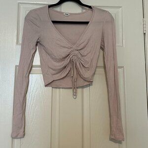 Longsleeve crop top